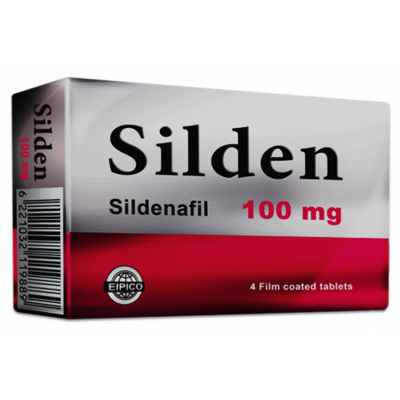 SILDEN 100 MG ( SILDENAFIL ) 4 FILM-COATED TABLETS